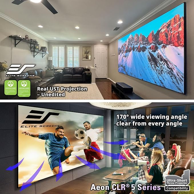 Elite Screens Aeon CLR 5 140" 16:9 Pantalla Proyector UST miniatura 3
