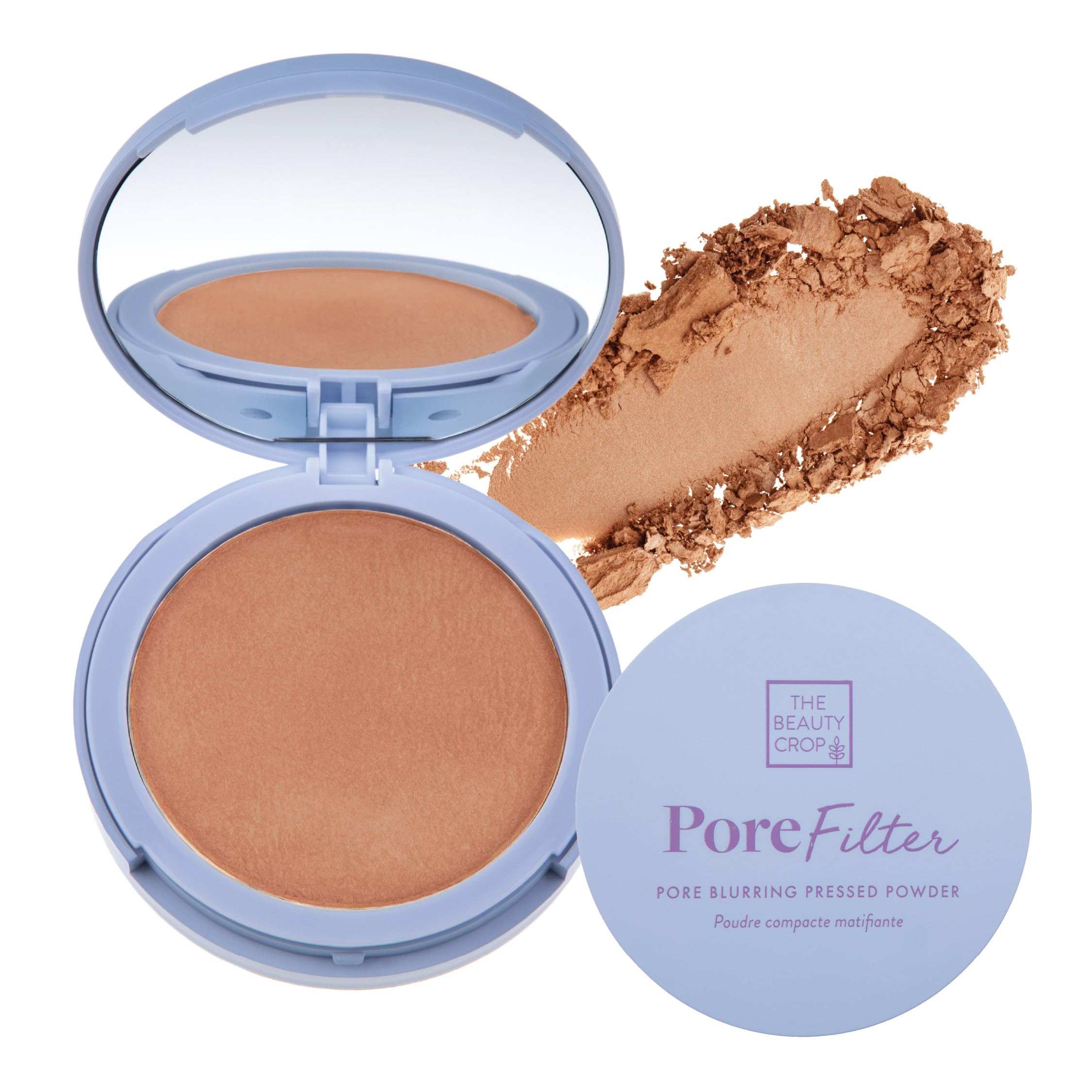 The Beauty Crop PoreFilter Pressed Powder - Blurs Pores & Controls Shine - Deep Shade - 0.34 oz, 72 g (Pack of 1)