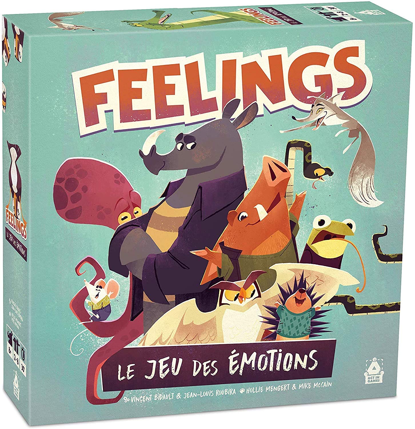 Lot de 2 Jeux : Feelings + La Ronde des Emotions + 1 Yoyo Blumie