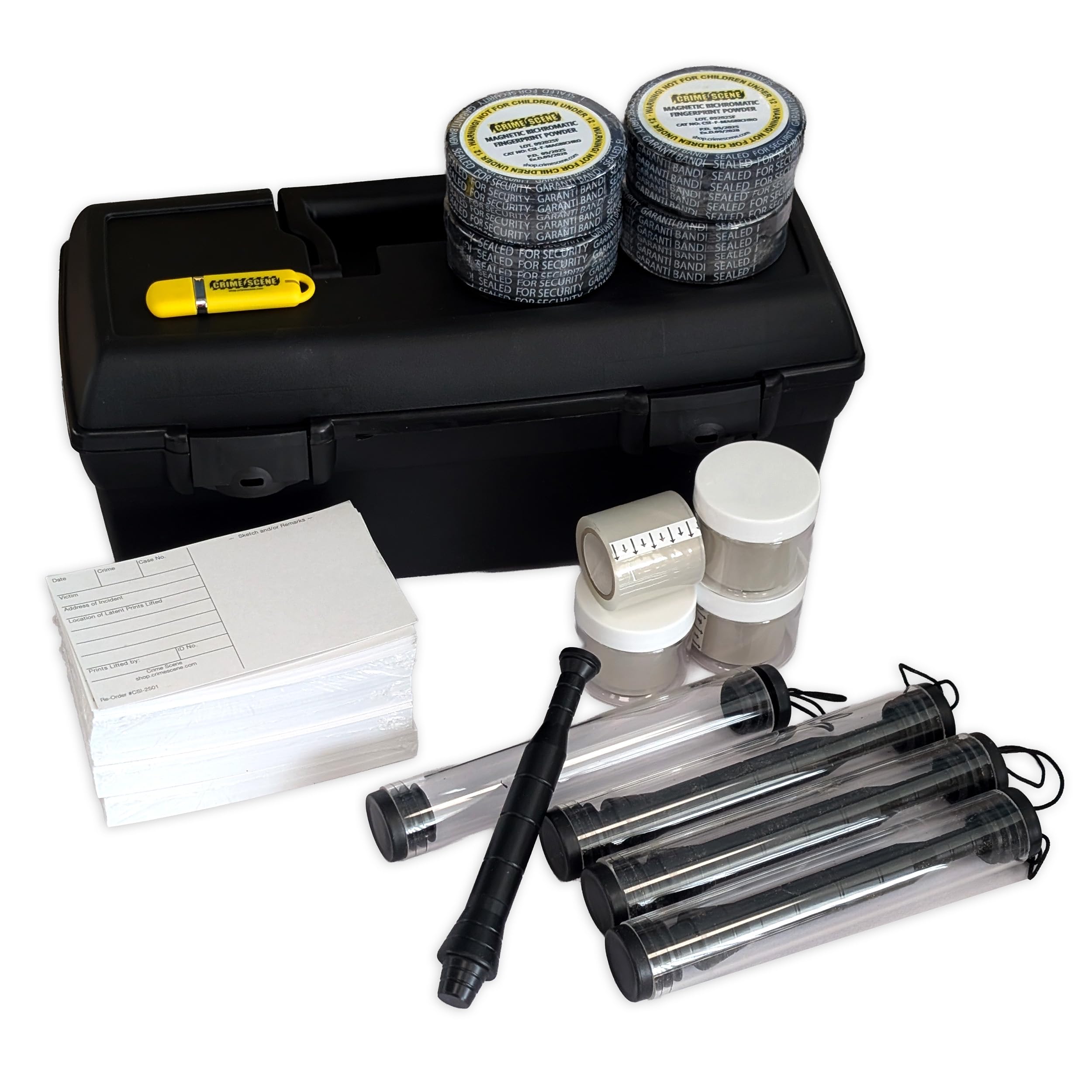 Latent Fingerprint Kit, Classroom Pack (Magnetic Grey)