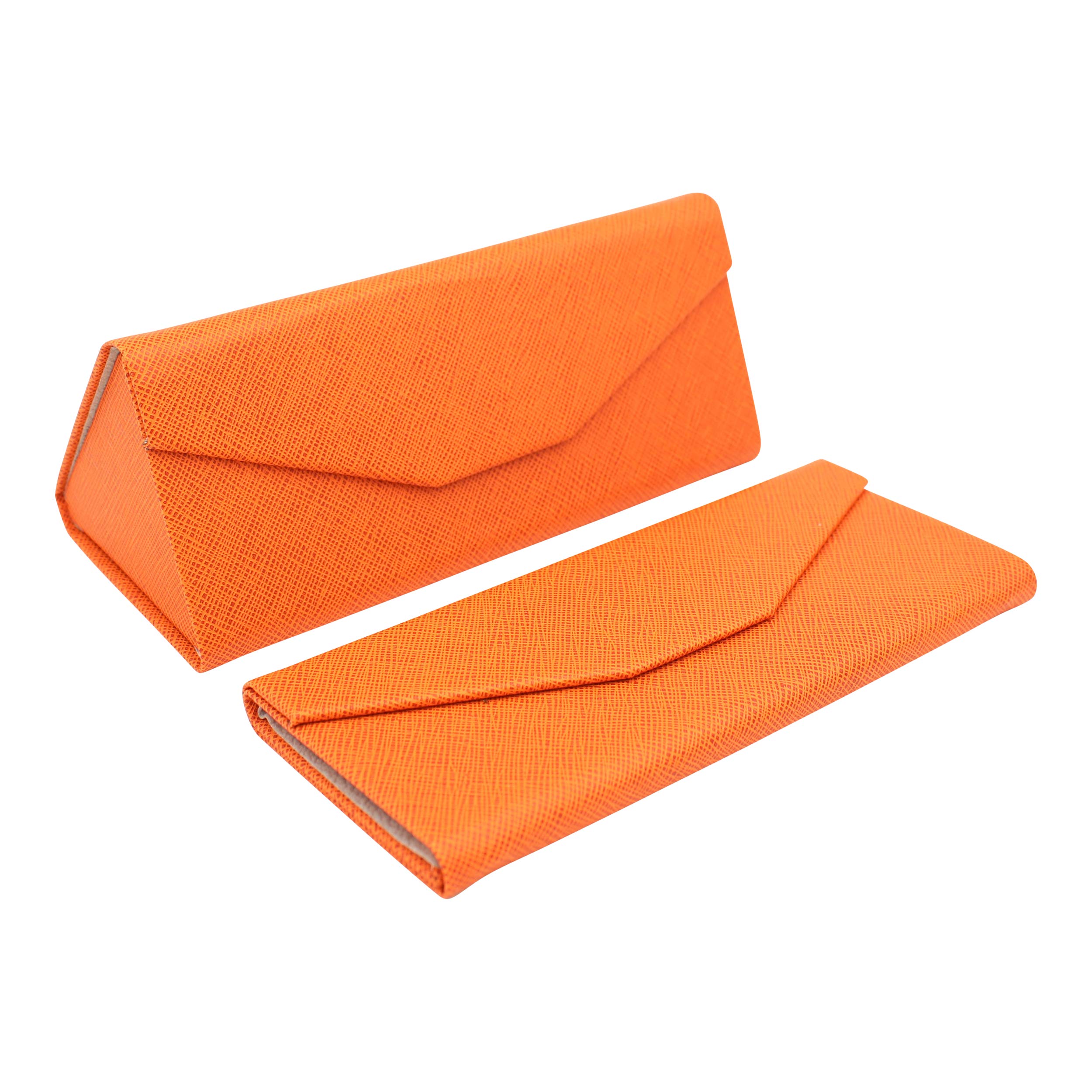 Real Sic Glasses Case for Men and Women - Magnetic Folding Hard Shell Sunglass Holder - Inspired by Solid Color