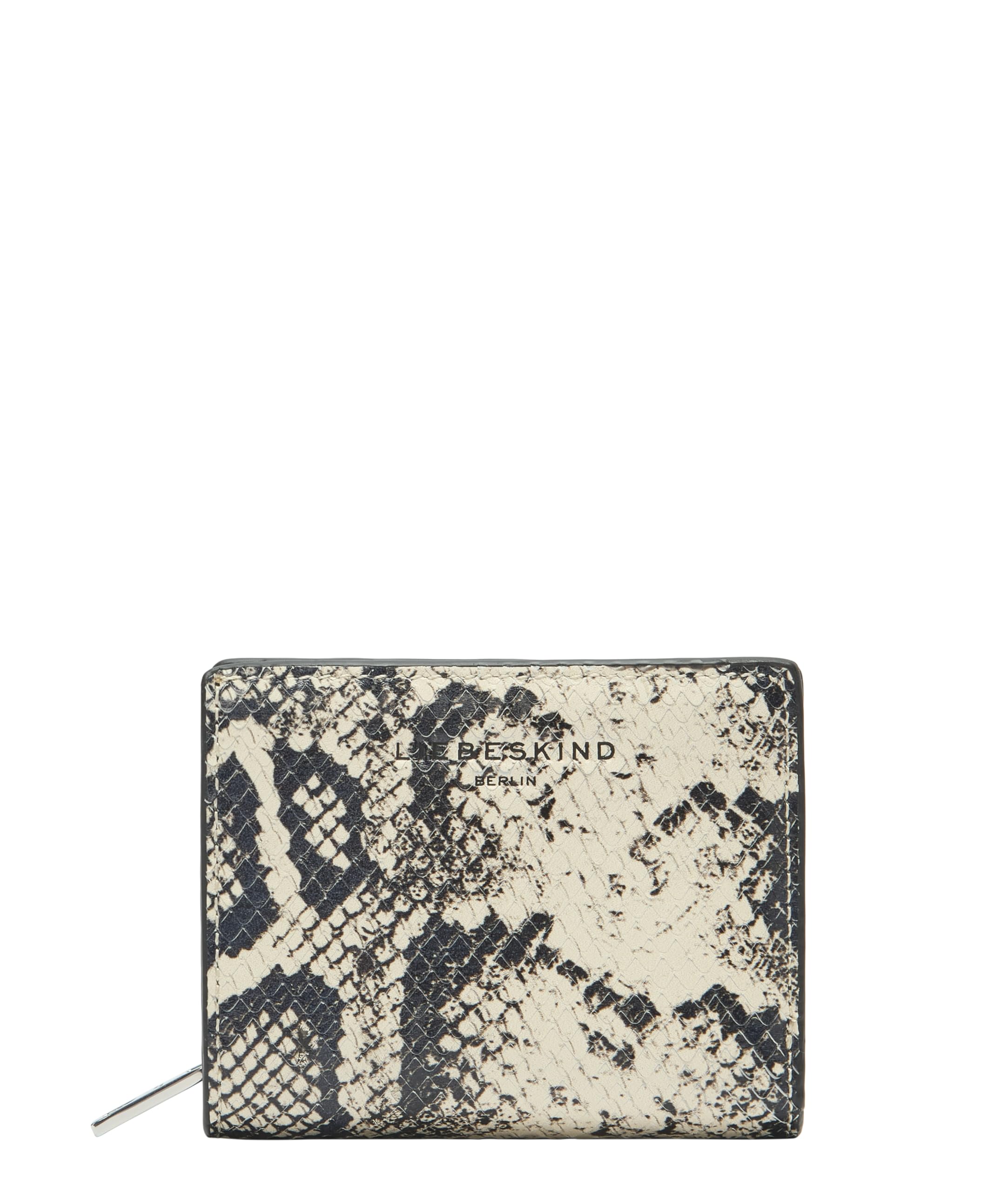 LIEBESKIND Berlin Leather Purse Thea Snake Wallet Milk Creme-White