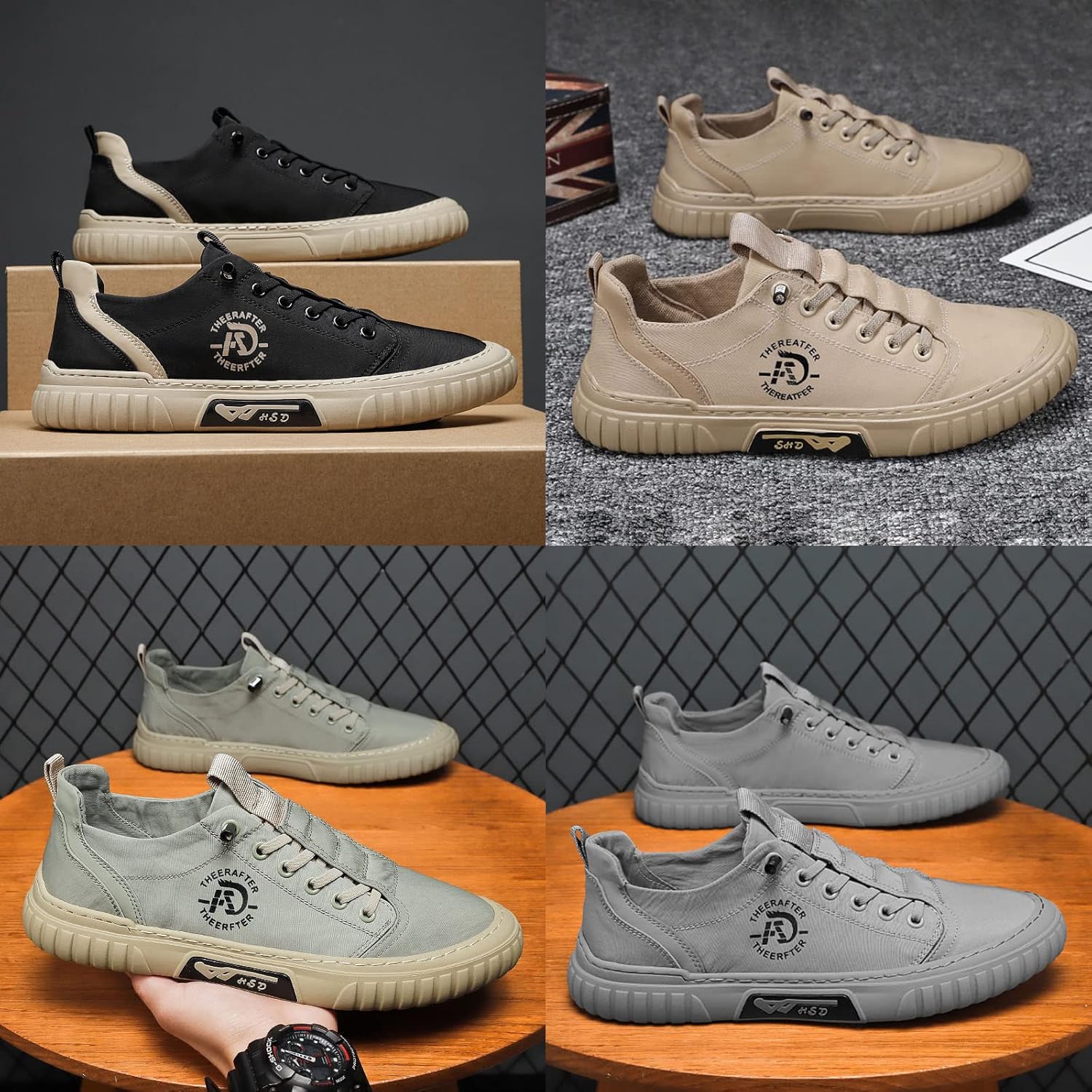 AngryMonkey Hopomart Summer Casual Breathable Men's Shoes,2022 New Outdoor Travel Non-Slip Low Top Sport Jogging Shoes - Image 6