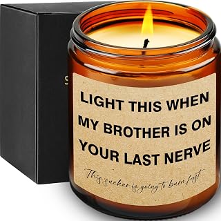 Gifts for Sister in Law, Brother Wedding Gifts, Birthday Gift for Women Friend, Unique Gift for Brother's Girlfriend, Engagement Present for Sister in Law, Lavender Candle