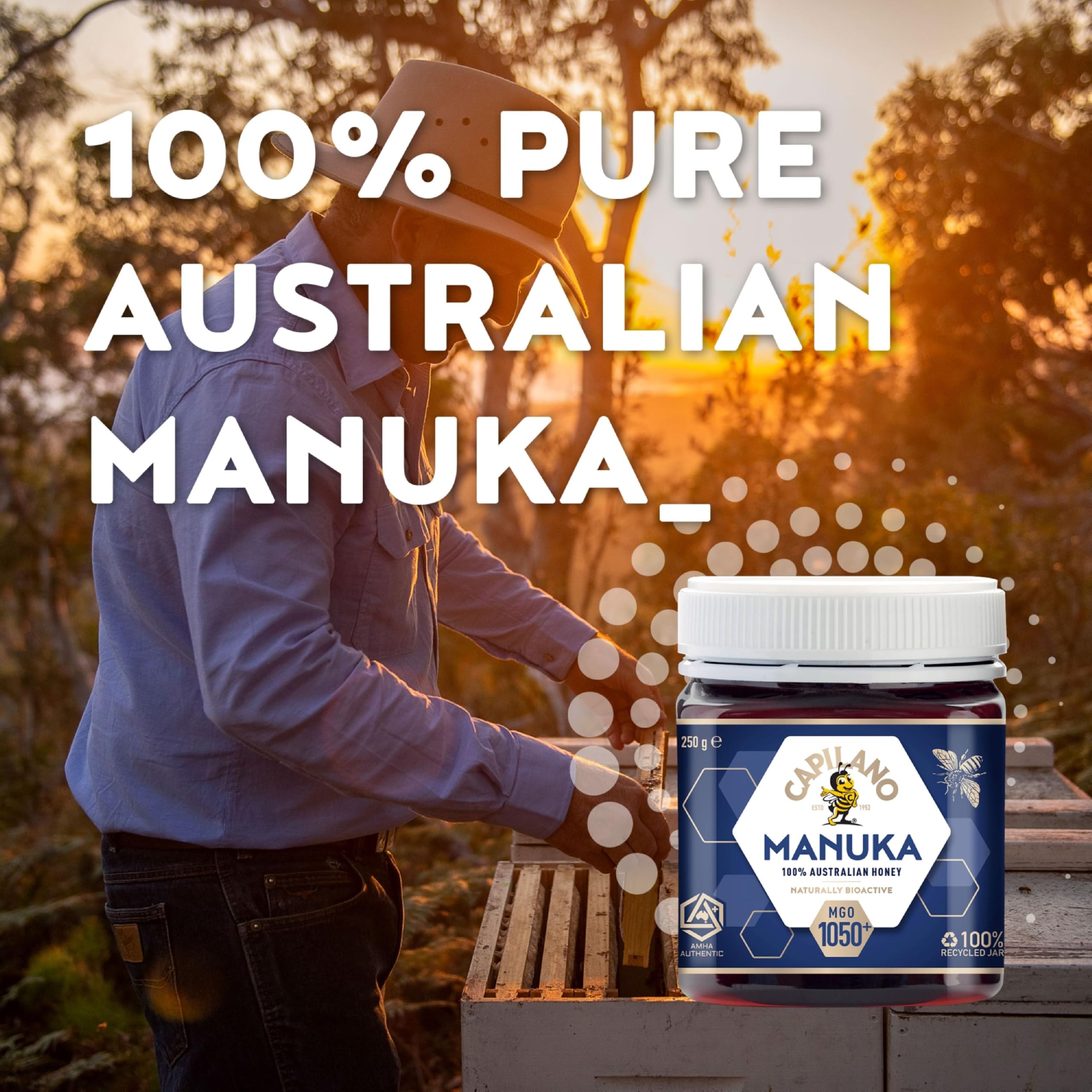 Capilano Active Manuka, 100% Pure Australian, Premium, MGO1050+
