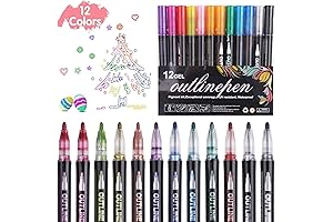 Shimmer Metallic Flair Pens for Kids and Adults