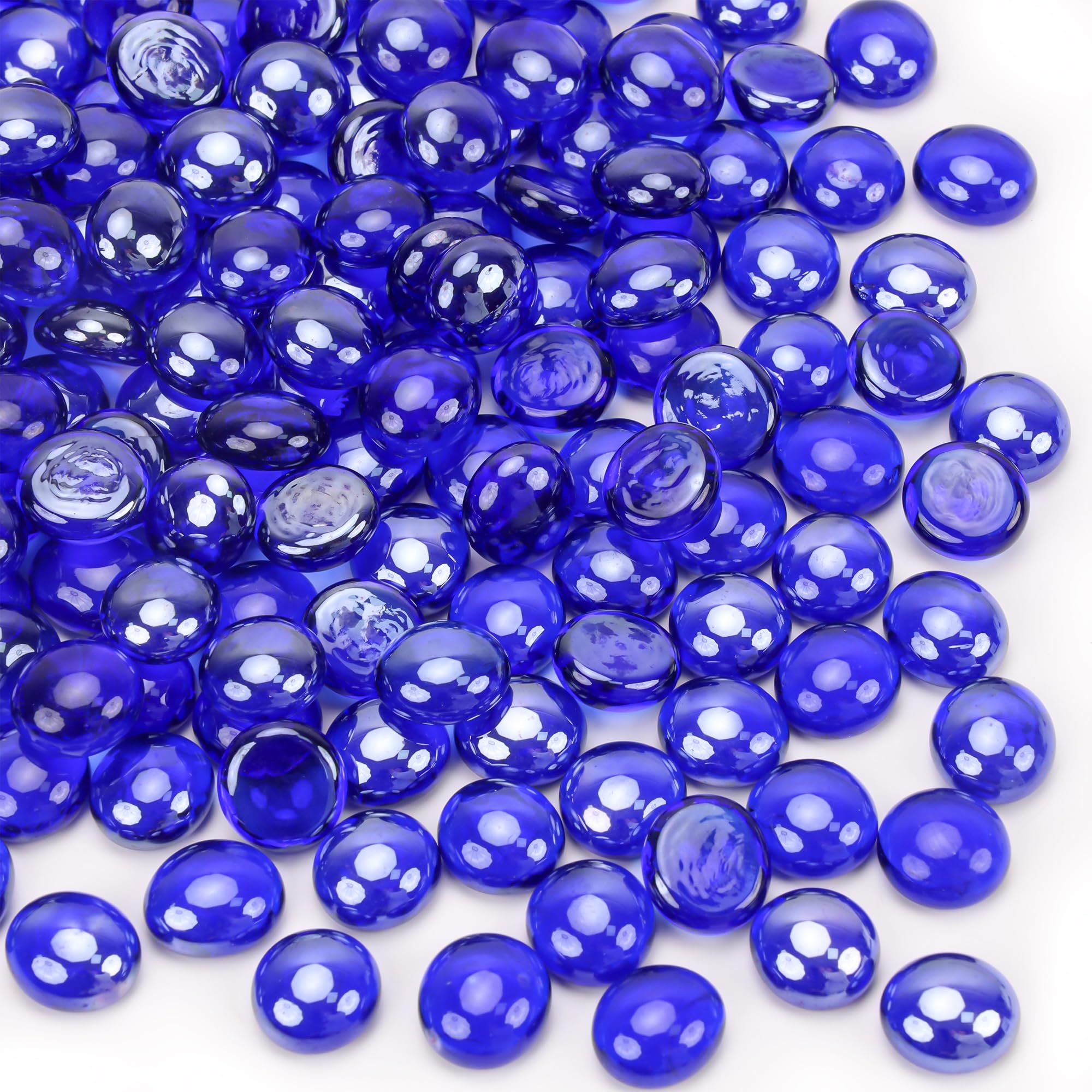 Billes en verre de 0,4 kg bleu foncé premium pour art de la mosaïque
