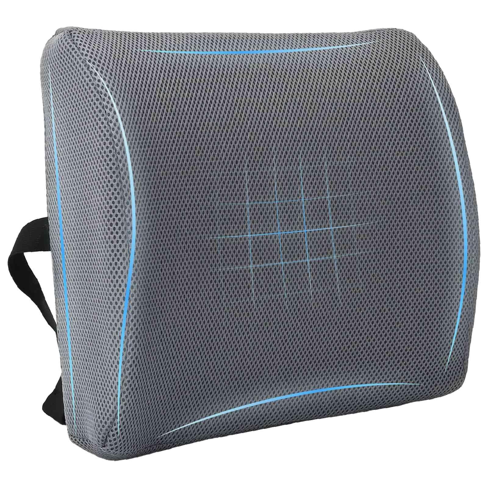Coussin de dossier anti mal de dos en mousse à mémoire de forme ergonomique