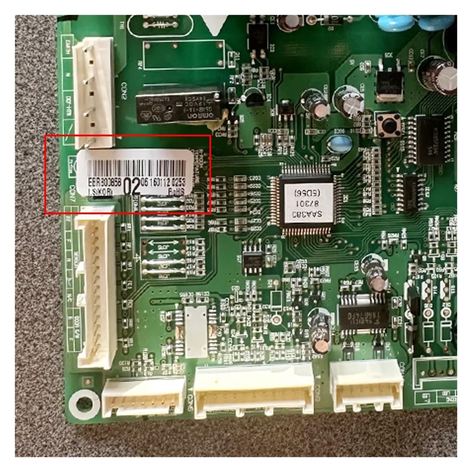 YTGWLKCO Refrigerator Motherboard W19-8406E 2500300162, Compatible for Beko, Refrigerator Inverter Board