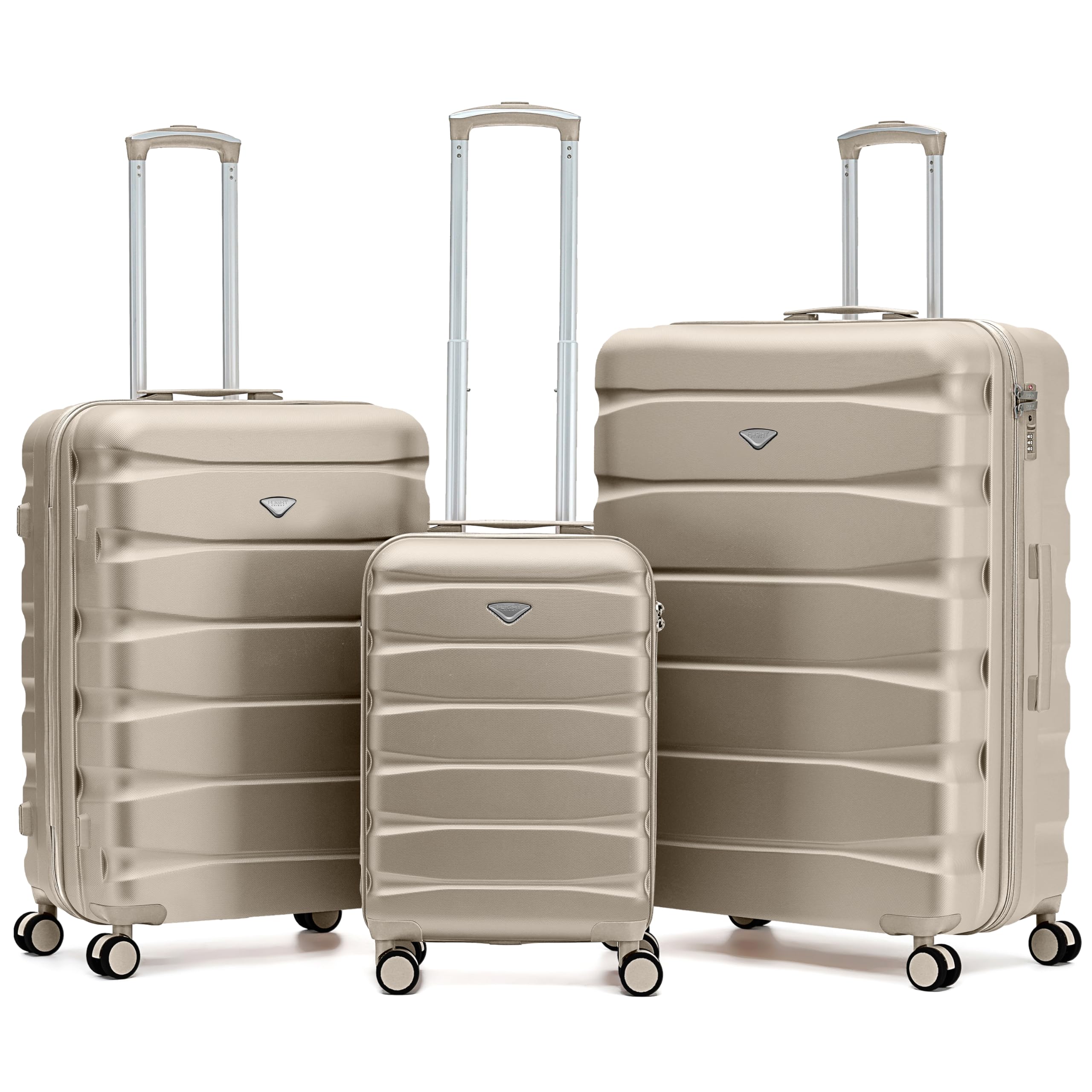 Flight Knight Underseat Cabin Suitcase 45x36x20cm | Free Hand Luggage for EasyJet & Wizz Air | Lightweight ABS Hard Shell with 8 Silent-Glide Spinner Wheels | Max Space Travel Bag — view 63