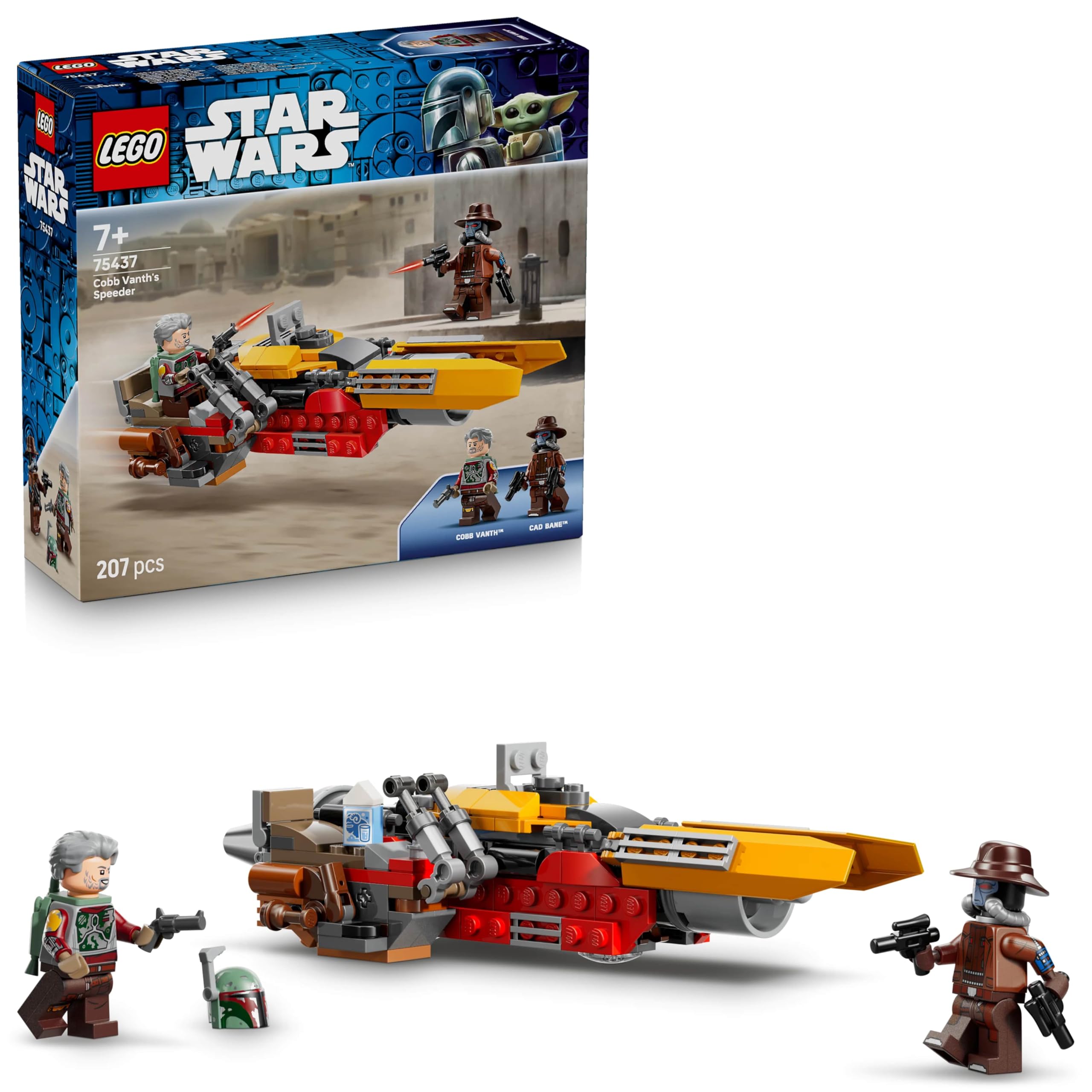 LEGO Star Wars: The Mandalorian Cobb Vanth’s Speeder - Vehicle Toy Building Set - 75437-image-49