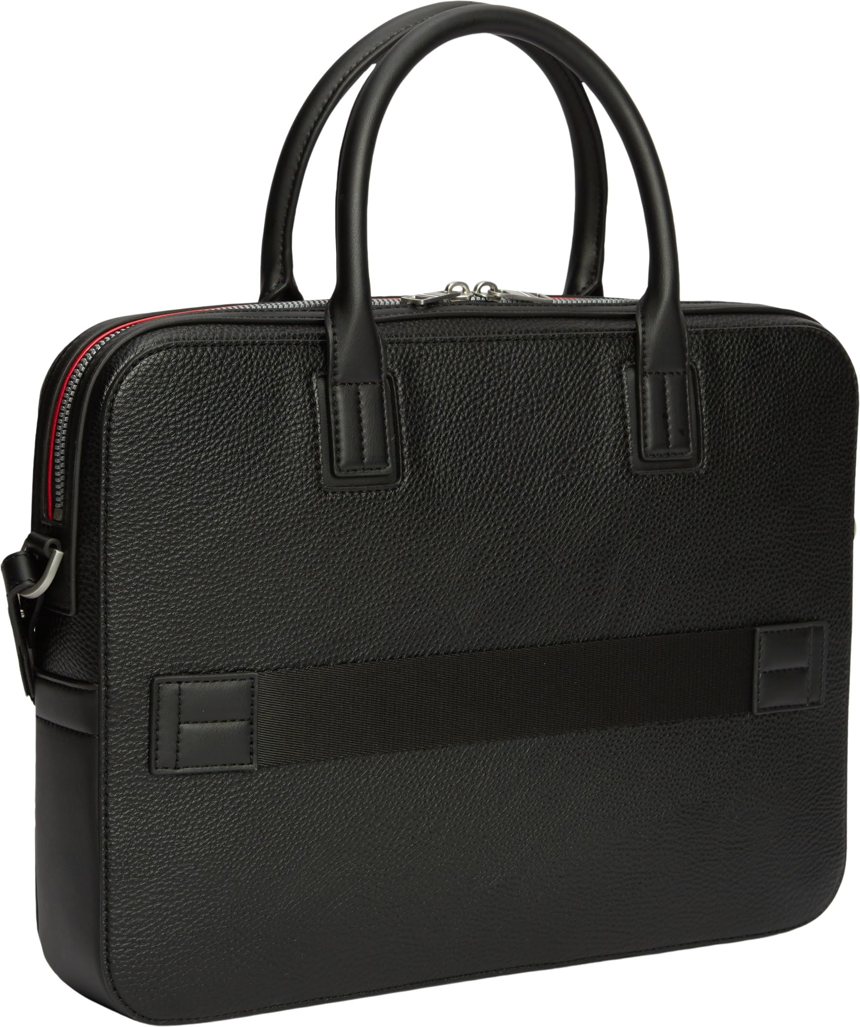 Tommy Hilfiger Men Th Central Slim Computer Bag AM0AM14730 Sac pour ordinateur, Noir (Noir), Taille unique
