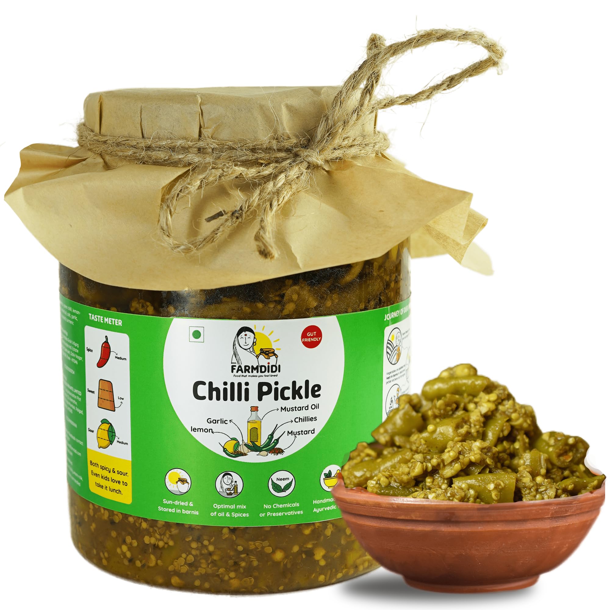 See full amazon price history chart for Farm Didi Spicy Green Chilli Pickle in fresh homemade pickles 1kg | Tasty Hari Mirch ka Achar with mustard oil | Sun-dried mirchi achaar | Ghar ka bana mirchi achar with no artificial Preservatives Farm Didi Spicy Green Chilli Pickle in fresh homemade pickles 1kg | Tasty Hari Mirch ka Achar with mustard oil | Sun-dried mirchi achaar | Ghar ka bana mirchi achar with no artificial Preservatives (B0CJ4SSWVD) Amazon Price History, Amazon Price Tracker