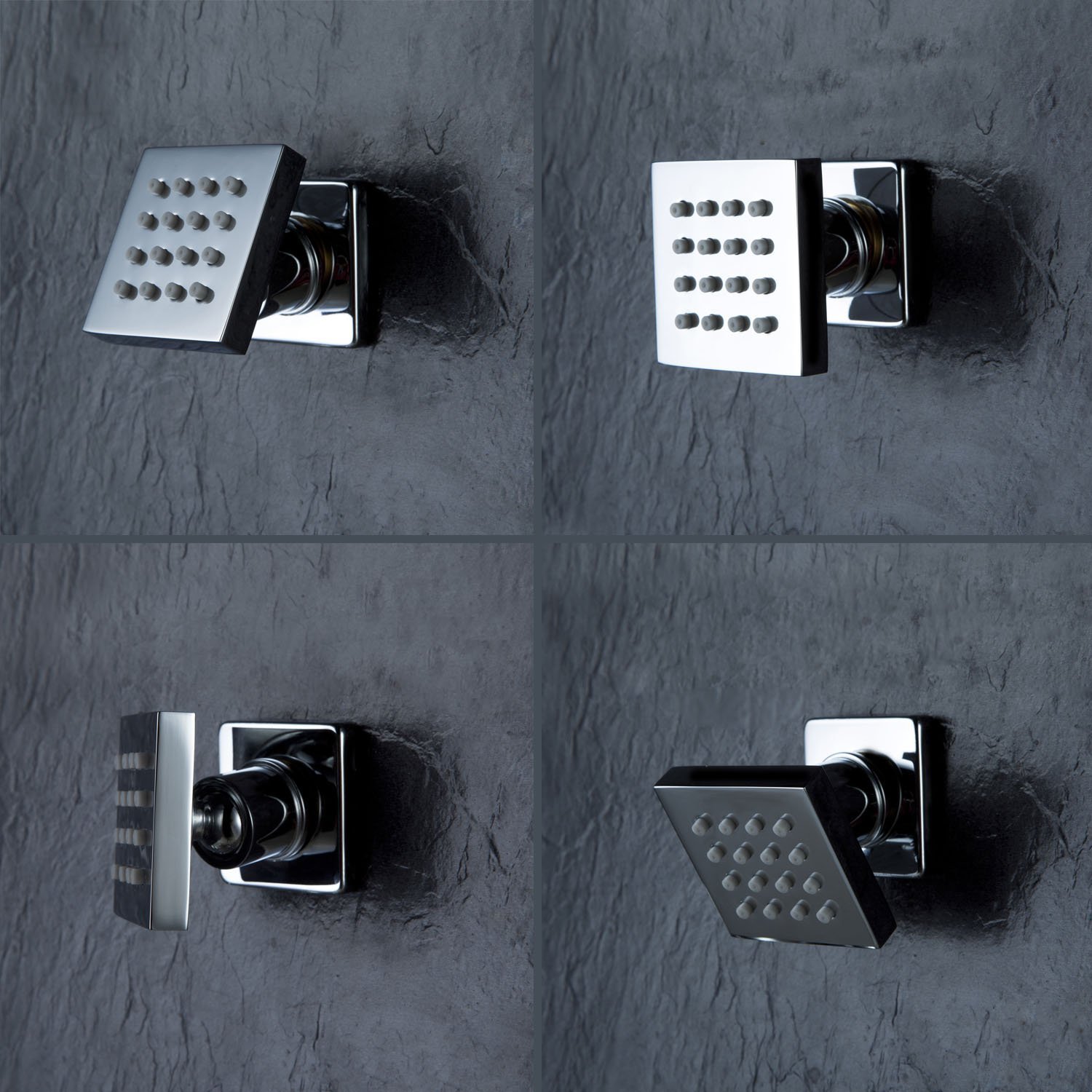 Panel De Ducha LED Cascada Showers – 12 Pulgadas, Termostático, Con Chorros De Masaje, Modelo HDD907A