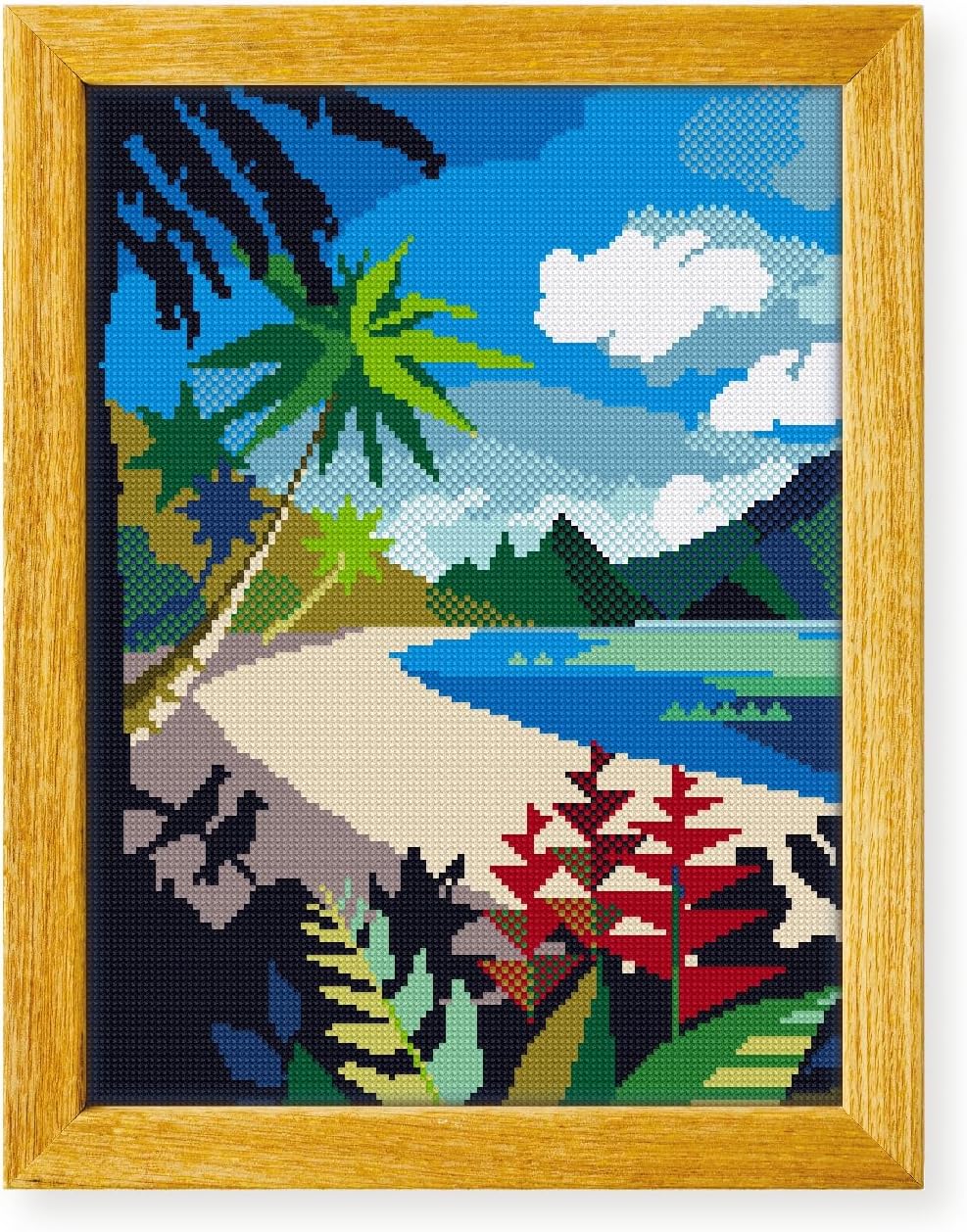 Awesome Pattern Studio National Park of American Samoa DS1152, Diamond Painting Kit, Diamond Art Kits for Adults, Full Drill 5D Diamond Dots Kits. All Items Included.