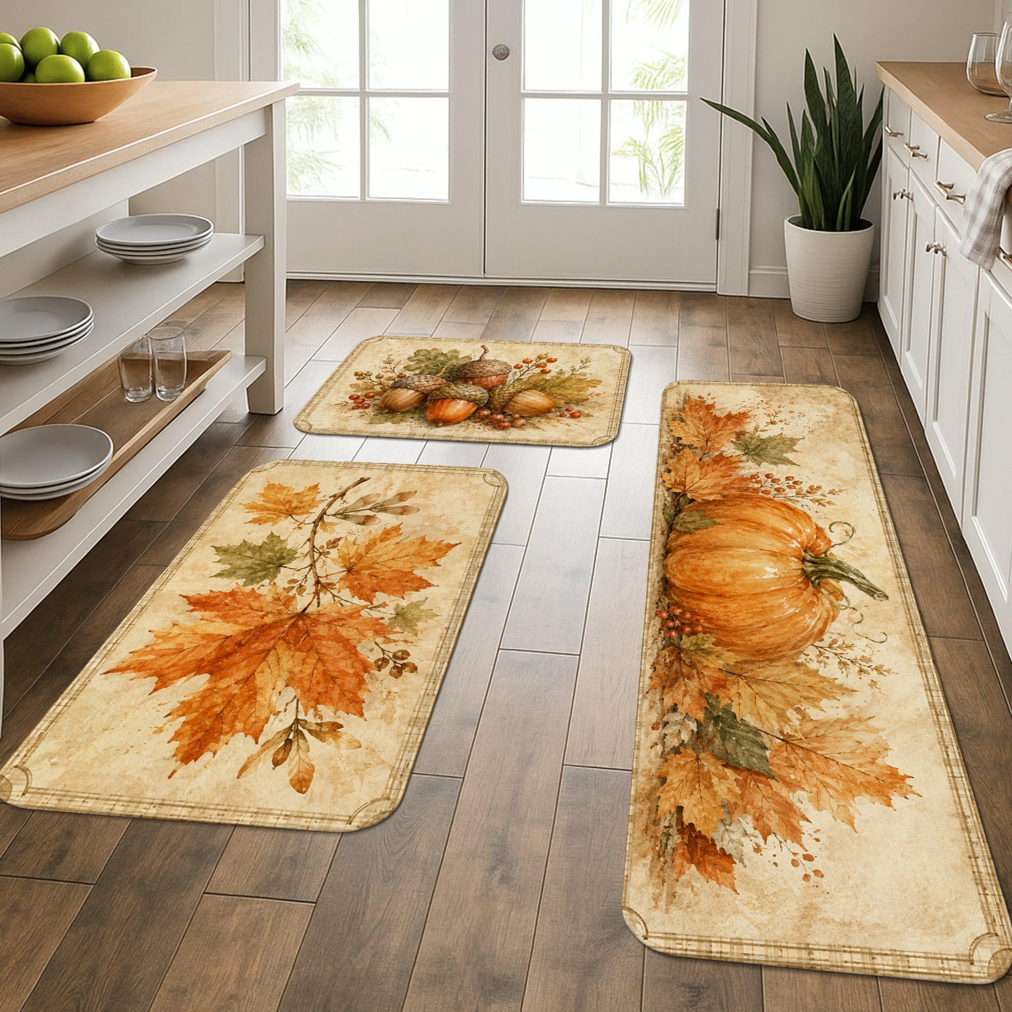 Tapis de cuisine rustiques lavables pour protéger le sol devant votre évier