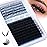CORUSCATE Lash Clusters 80D Long 12-20mm Lash Spikes, Thick Cluster Eyelash Extensions Volume Individual Lashes DIY Spiky Lash Extension Mega Eyelashes Cluster Mink Strips Lashes