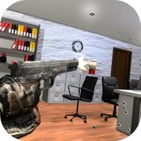 Target Shooting Gun Fire- Destroy Room Objects