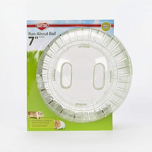 Miniatura 51 de Kaytee Pelota de ejercicio de 7 pulgadas de colores surtidos para hámsters y jerbos de mascotas