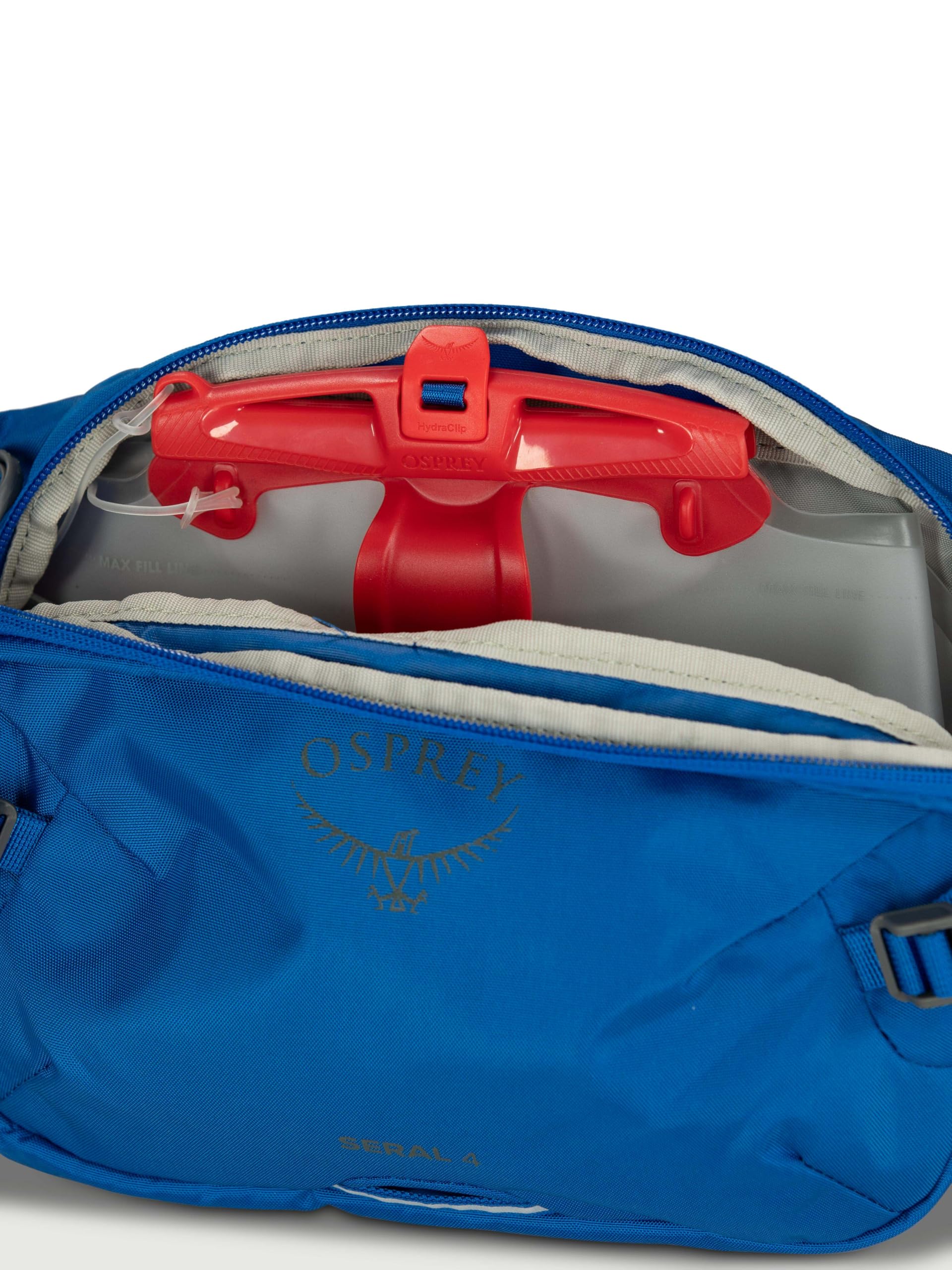 Osprey Seral 4L Sac Banane de vélo Unisexe avec réservoir hydraulique, Violet abrium