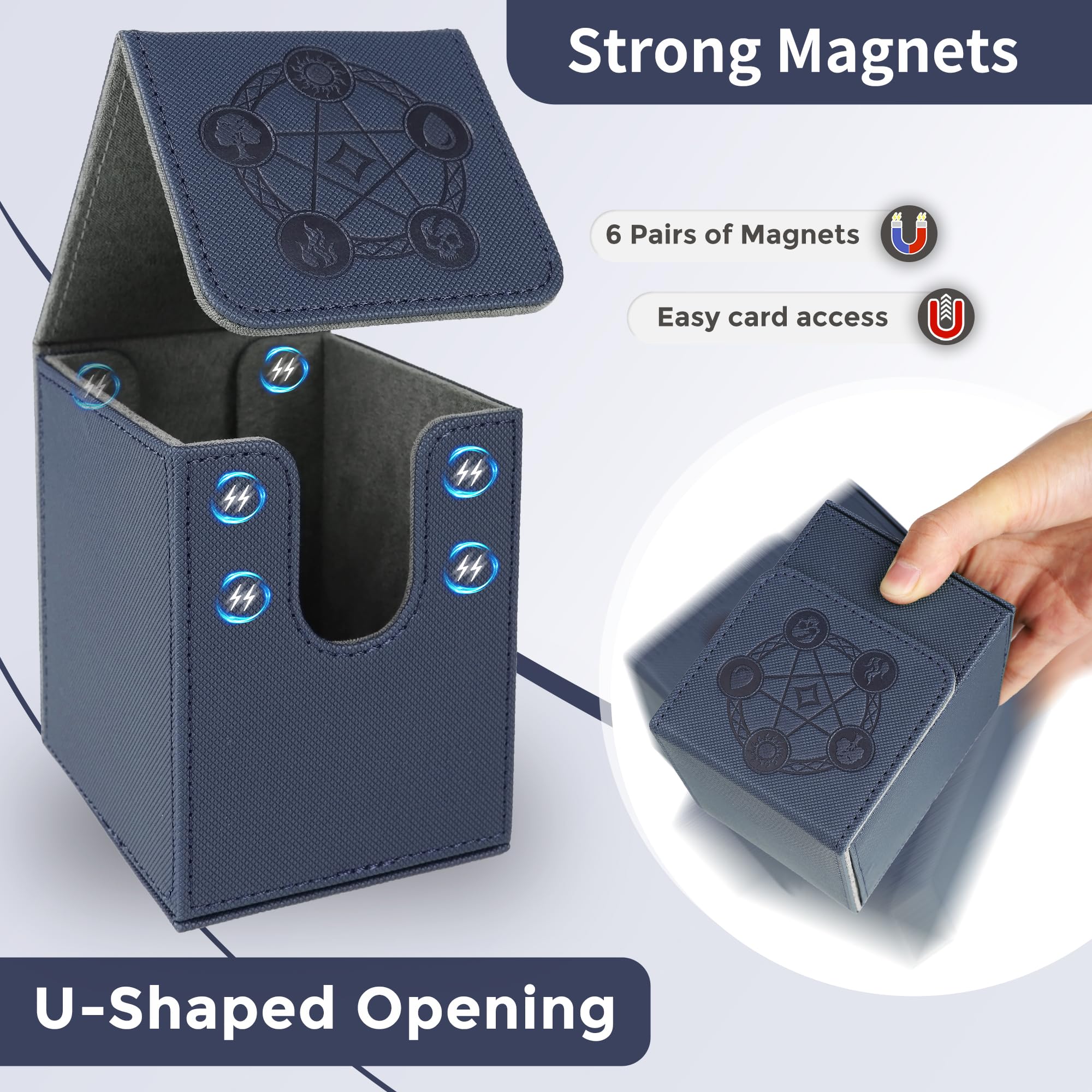 Amazon.com: Zettokete Card Deck Box with 2 Dividers, MTG Commander