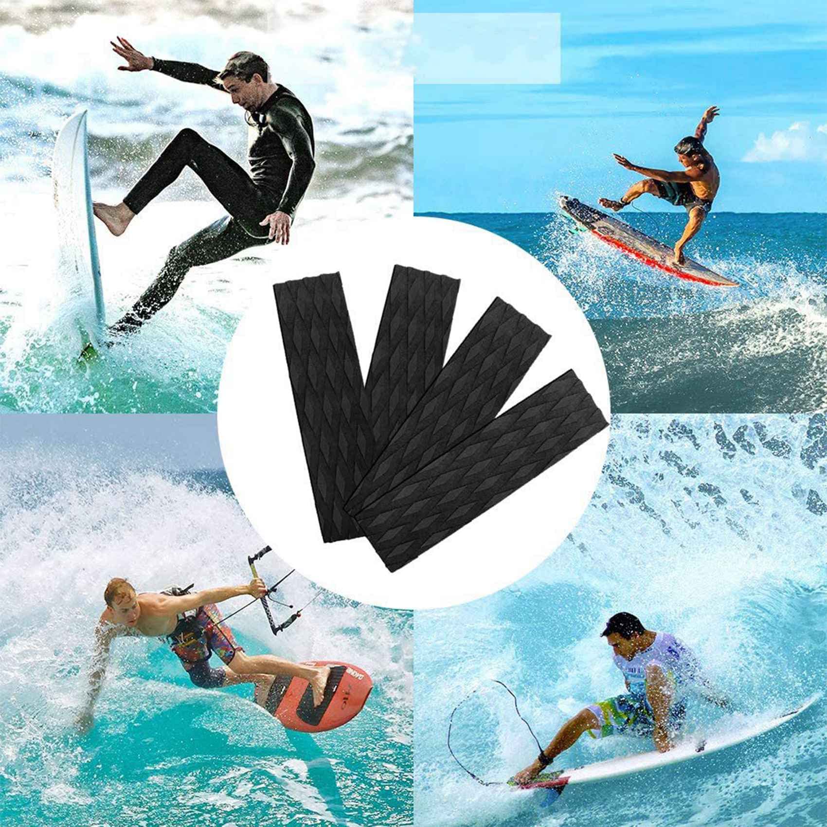 4 almohadillas de tracción para de surf, skimboard, almohadillas de tracción para de surf, kiteboard