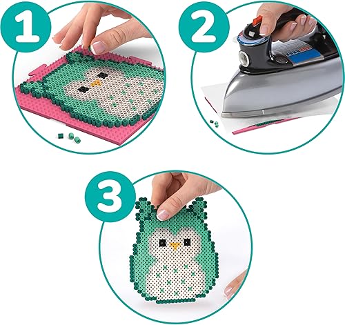 Miniatura 7 de Perler Squishmallows - Kit de actividades de cuentas fusionadas con 5 patrones únicos, los tamaños del proyecto terminado varían, multicolor 4393