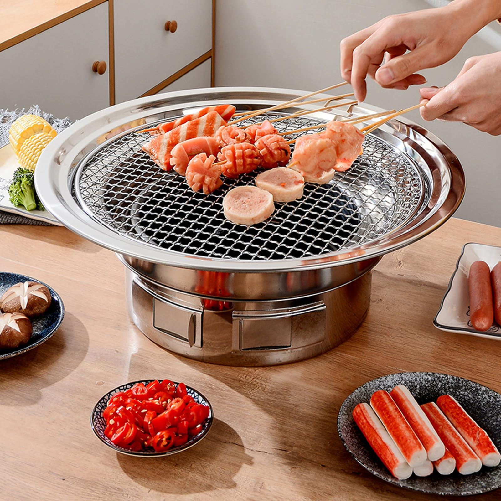 petit barbecue charbon de bois,barbecue de table,Barbecue de camping,barbecue d'extérieur portable