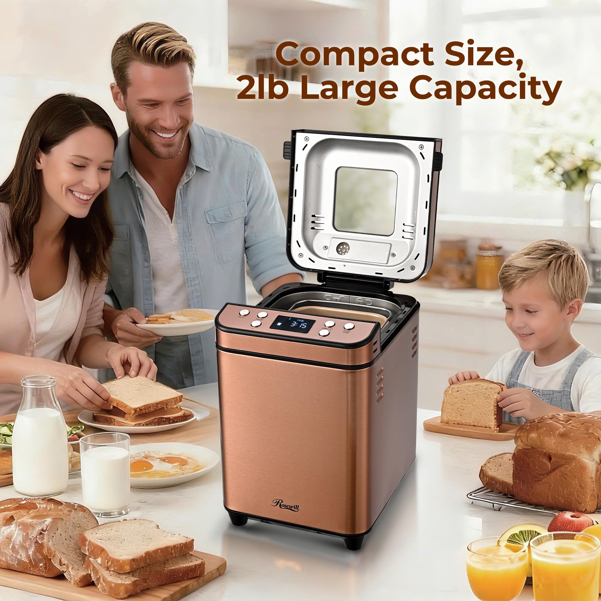 Rosewill Bread Maker - Bake Delicious Bread! -2