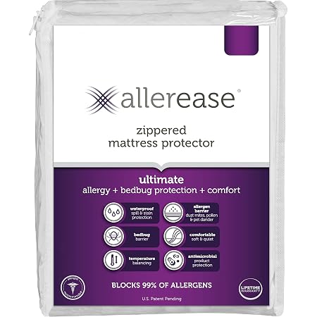 Amazon.com: AllerEase Ultimate Allergy Protection and Comfort Zippered ...