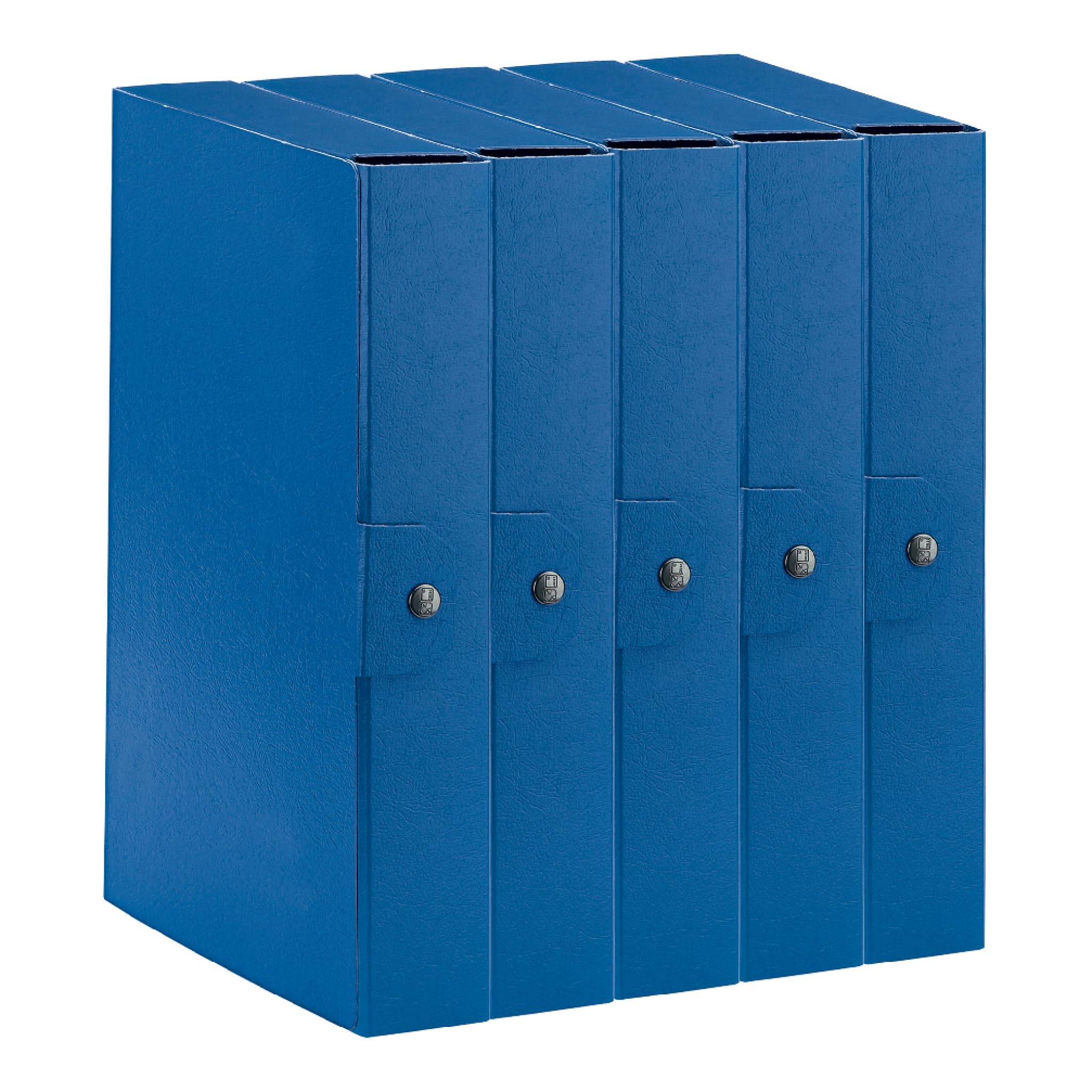 Cartelle Progetti Esselte EUROBOX 25x35 Cm - Confezione Da 5, Blu, Dorso 6 Cm - Foto 8