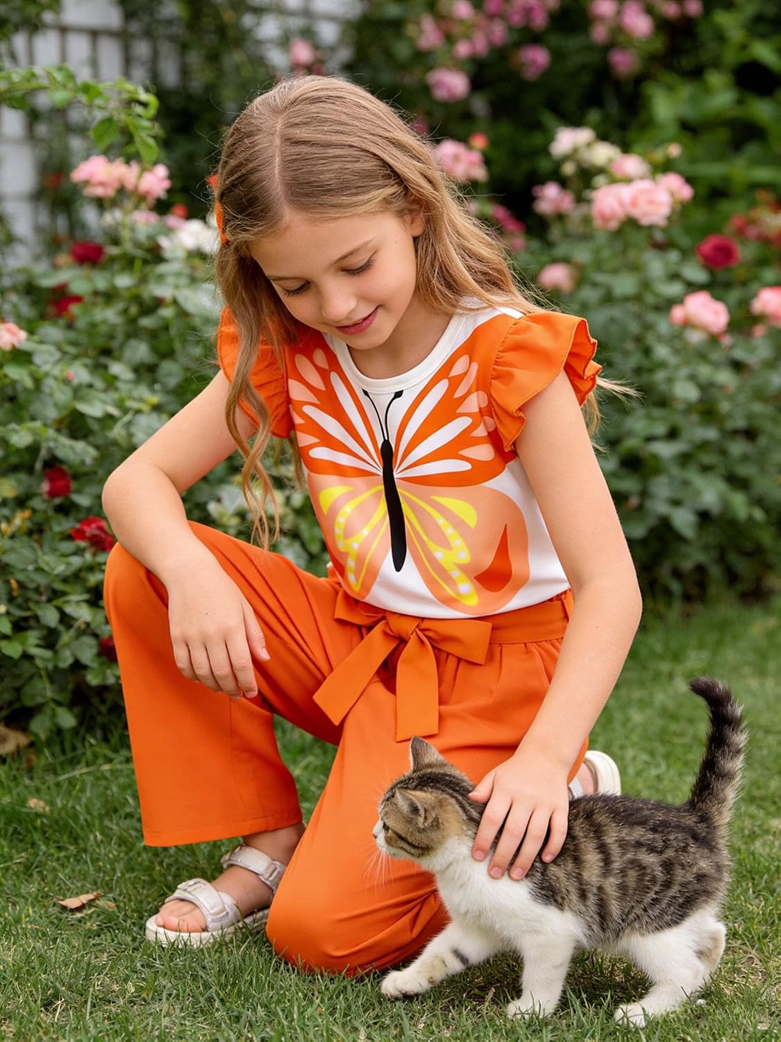 Toddler Kid Girl Clothes Casual Ruffle