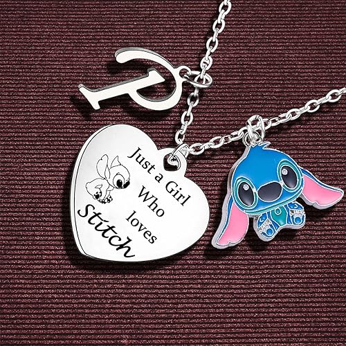 Miniatura 2 de Collar de puntada con letra inicial A-Z, collar Ohana, regalo de cumpleaños para mujeres y niñas, regalos para hija, hermana, sobrina, amigas