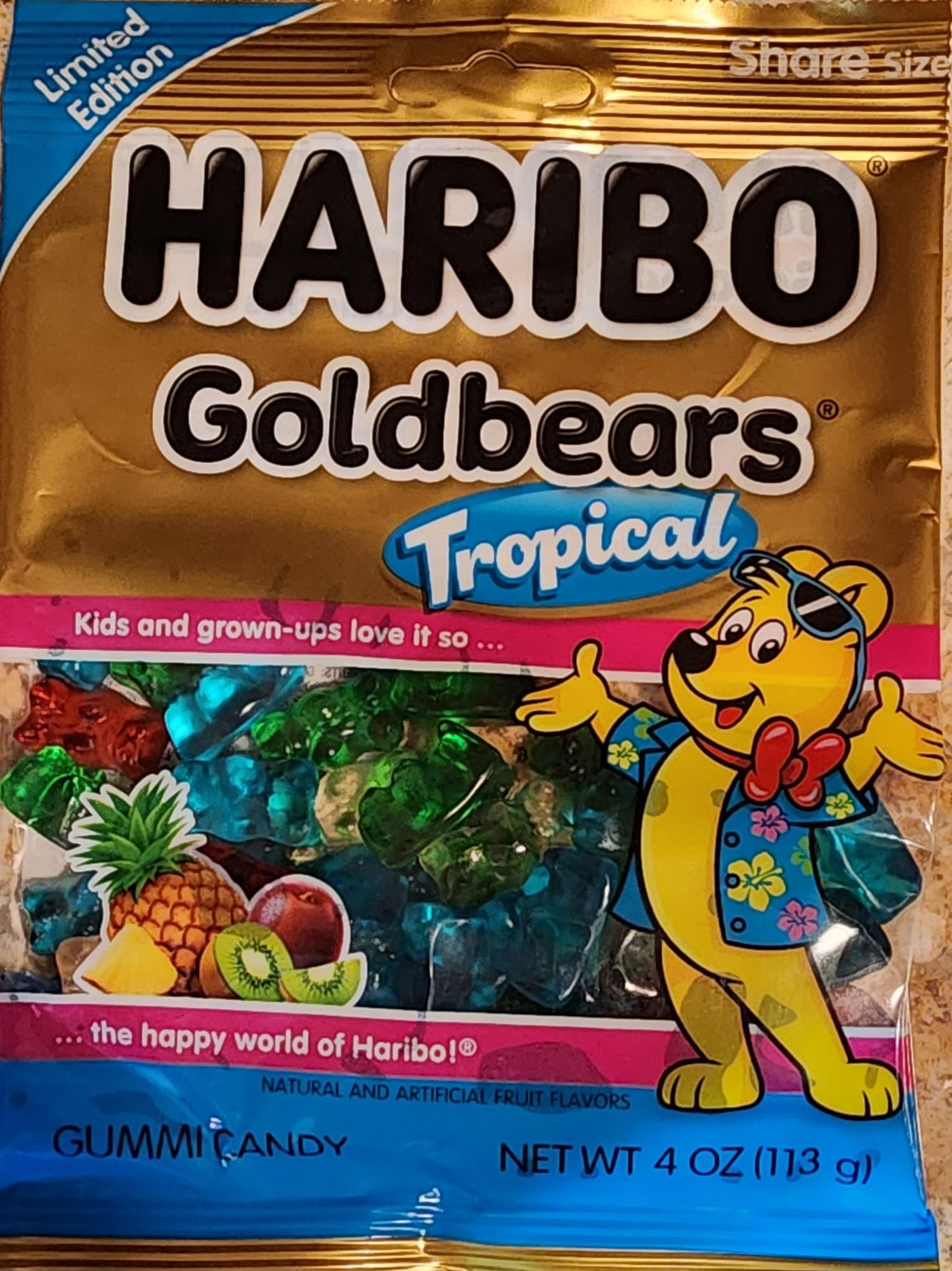Amazon.com : New Limited Edition Haribo Goldbears Gummi Bears