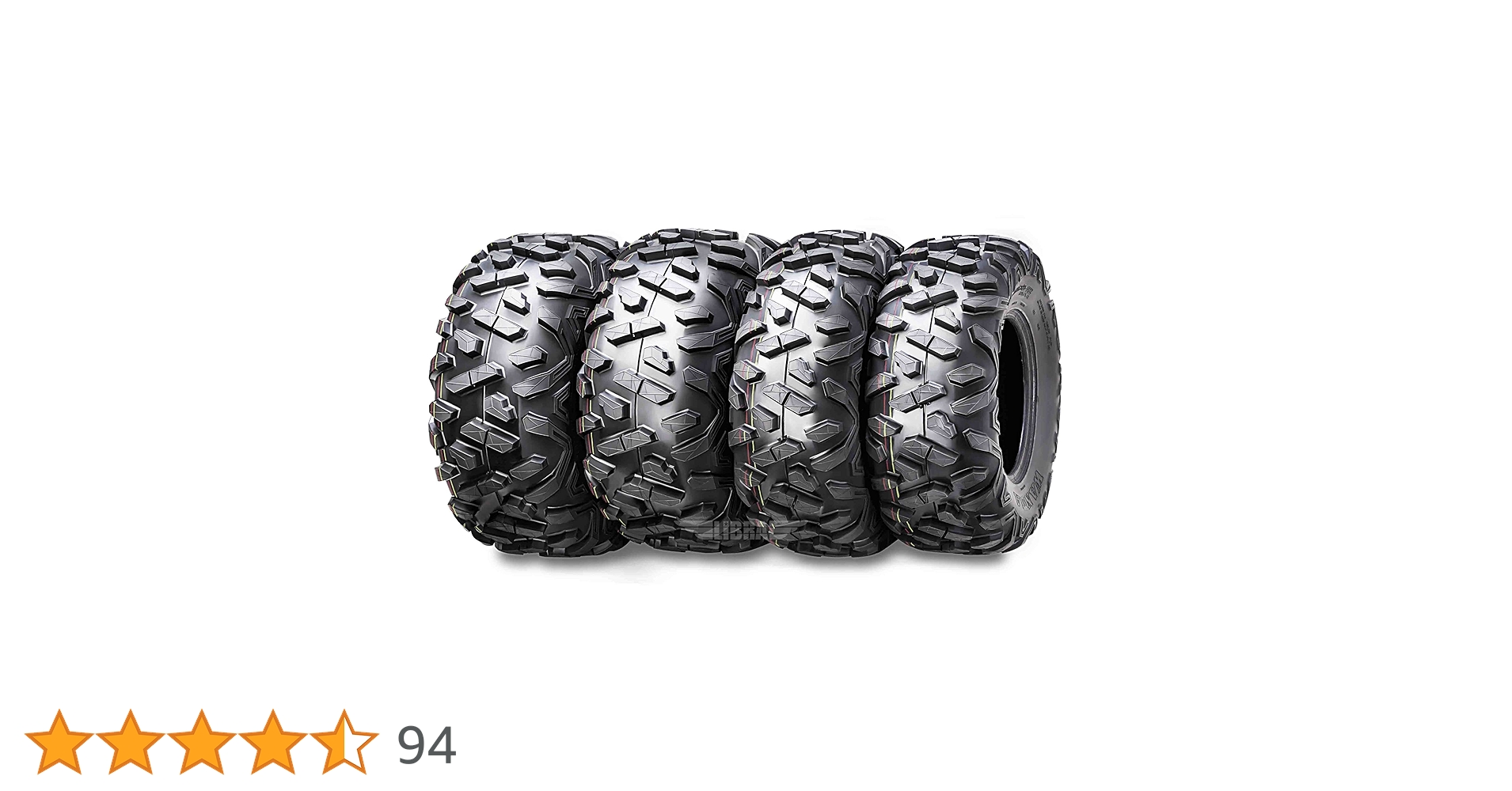 WANDA Set of 4 ATV/UTV Tires 25X8-12 25X10-12 for 2002-2008