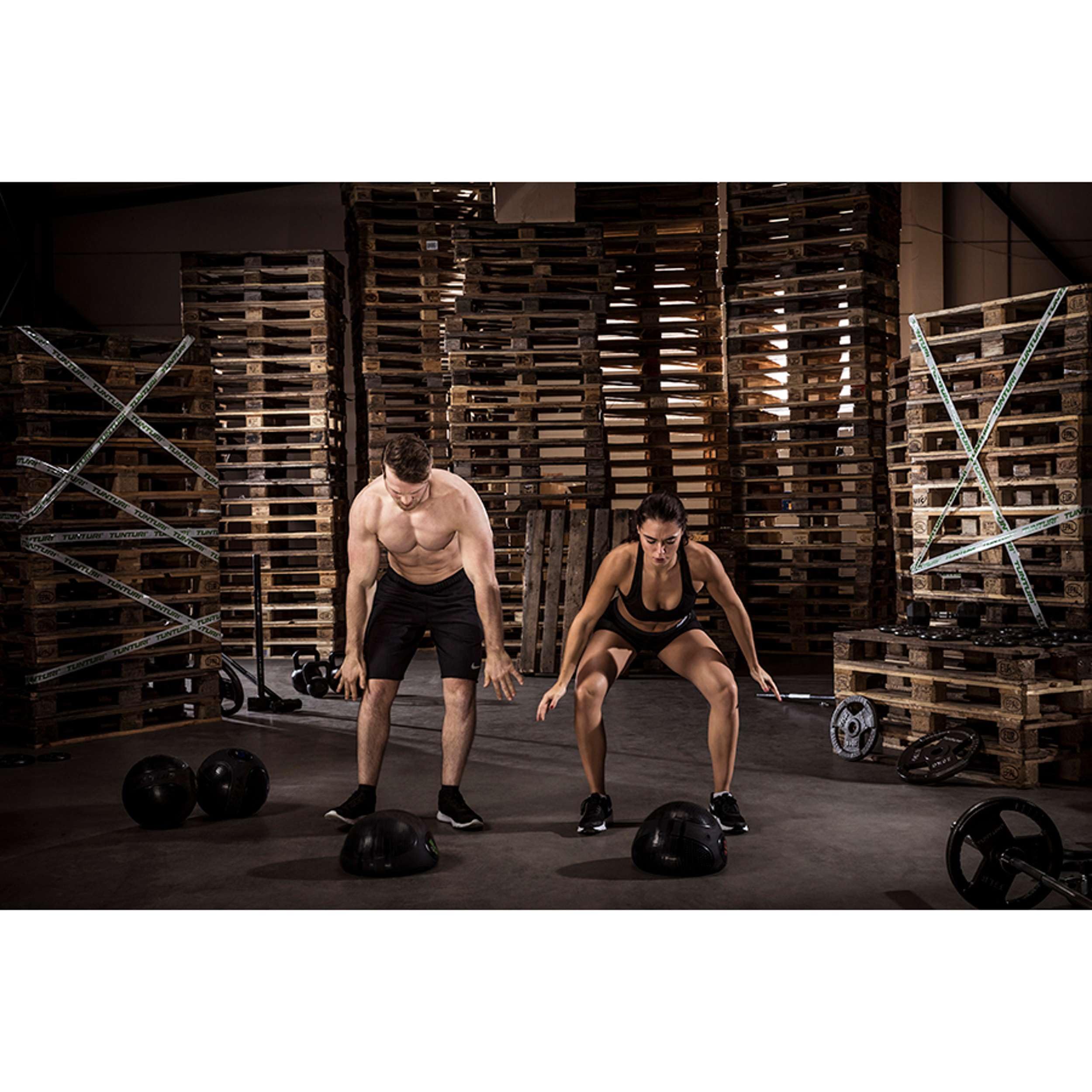 Tunturi 14TUSCF024 Palla Medica - Slam Ball - Nera - 10 kg, Unisex – Adulto, Black, 10 kg