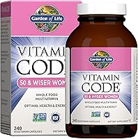Vista 1 de Suplemento multivitamínico para mujeres vegetariano Garden of Life, vitamina código 50 y vitamina alimentaria de mujeres con Probiotics más sabio