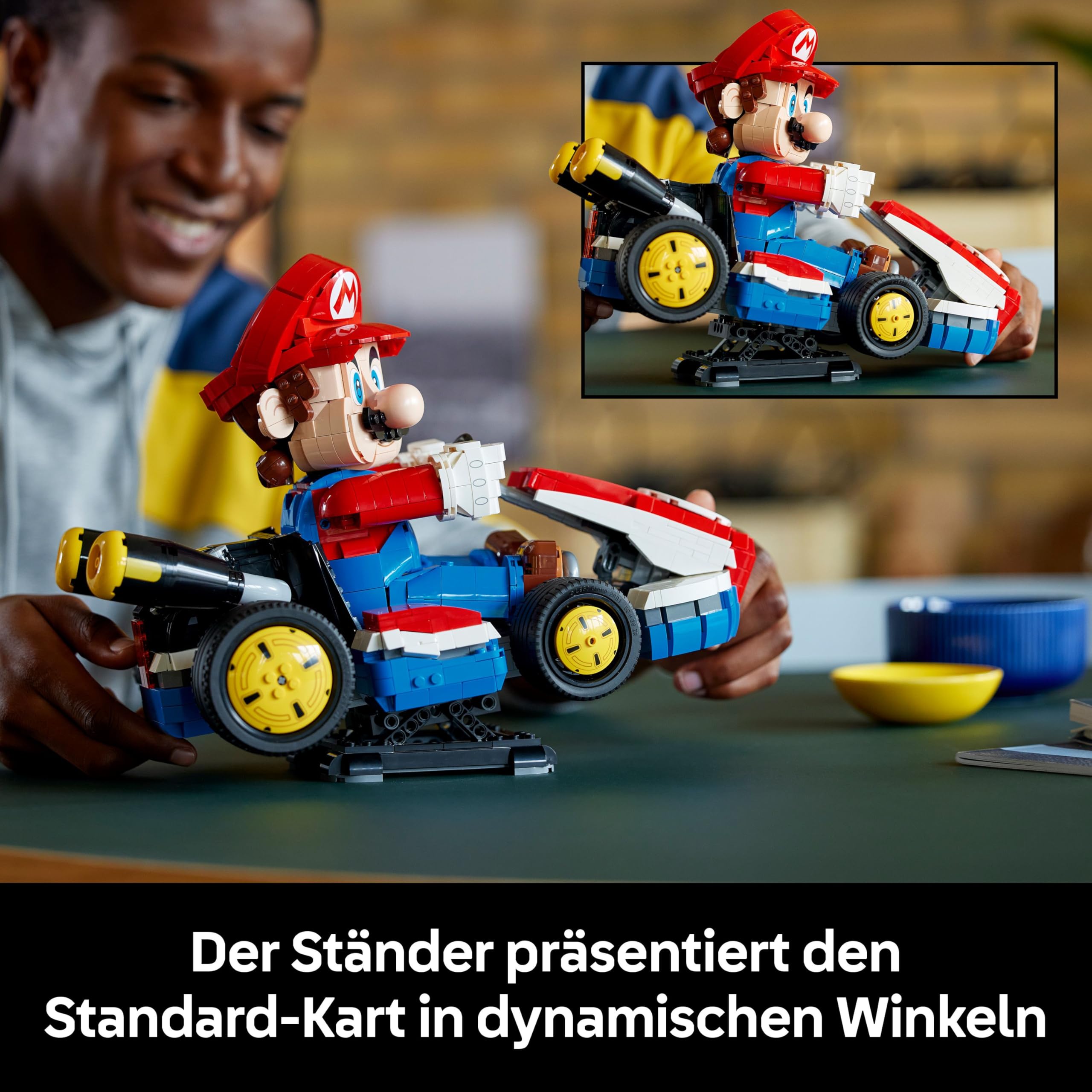 BRICK Flip LEGO Mario Kart: Mario & Standard Kart (72037) with