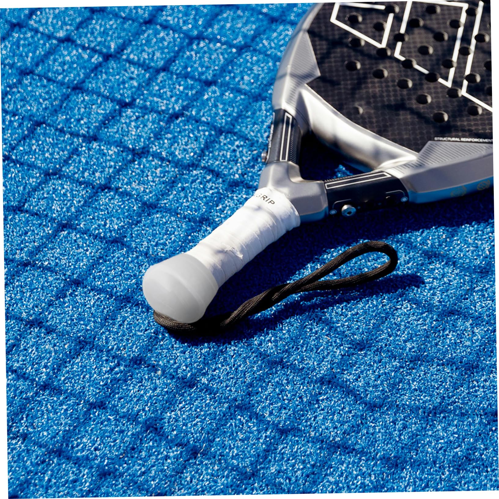 Kisangel Copertura Silicone Per Manico Racchetta Da Tennis Ammortizzatore Anti-vibrazione Facile Da Installare Design Rinforzato Per Supporto e Comfort Compatibile Con Varie Marche