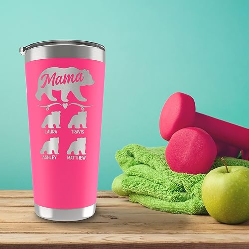 Miniatura 5 de Vaso de Mamá Oso vaso personalizado para mamá Rose gold