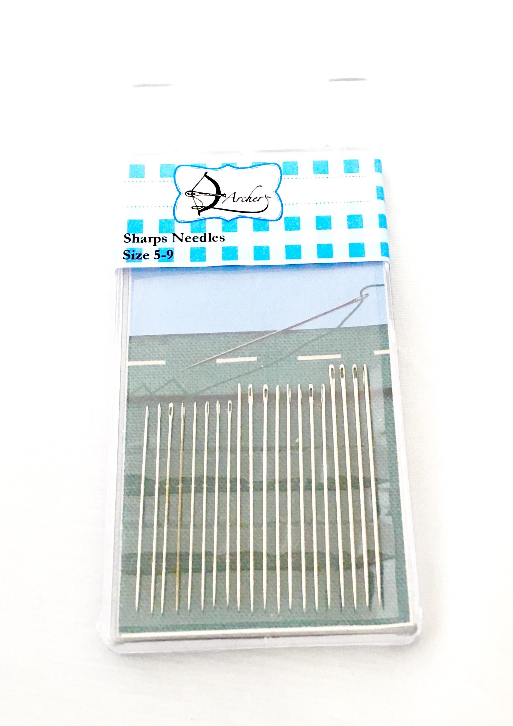 ARCHER Sharps Hand Sewing Needles Size 5-9, Silver