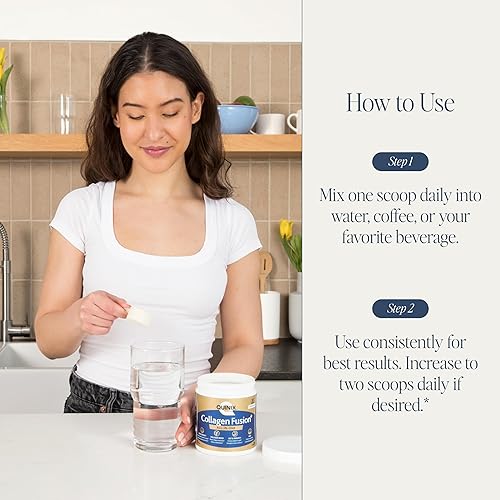 Miniatura 9 de QUINIX Collagen Fusion+ 7 en 1  Péptidos de colágeno VERISOL, Immunolin IgG, vitamina C, ácido hialurónico, Dermaval y probióticos  Piel, cabello y