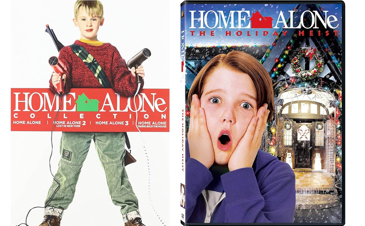 Amazon Com Home Alone Complete Collection Home Alone Home Alone 2 Lost In New York Home Alone 3 Home Alone Take Back The House Home Alone Holiday Heist 5 Movie Christmas Bundle Cine Y Tv