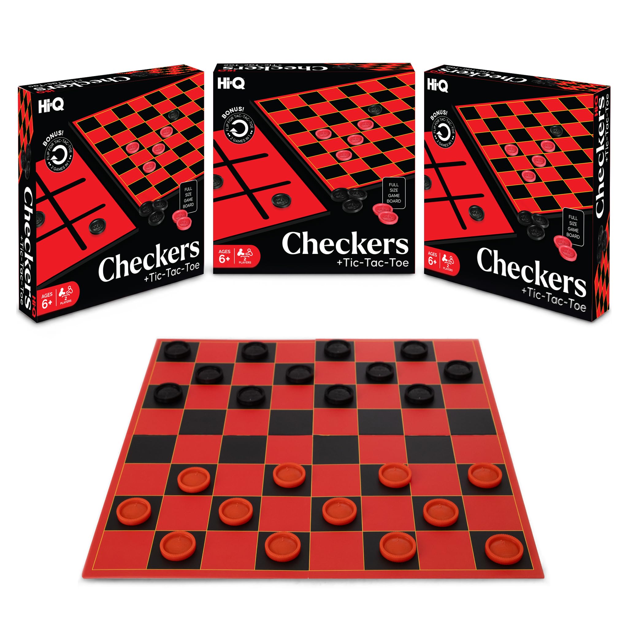 HI-Q Checkers 3-Pack