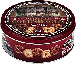 Jacobsens Biscoitos Wonderful Copenhagen 150G