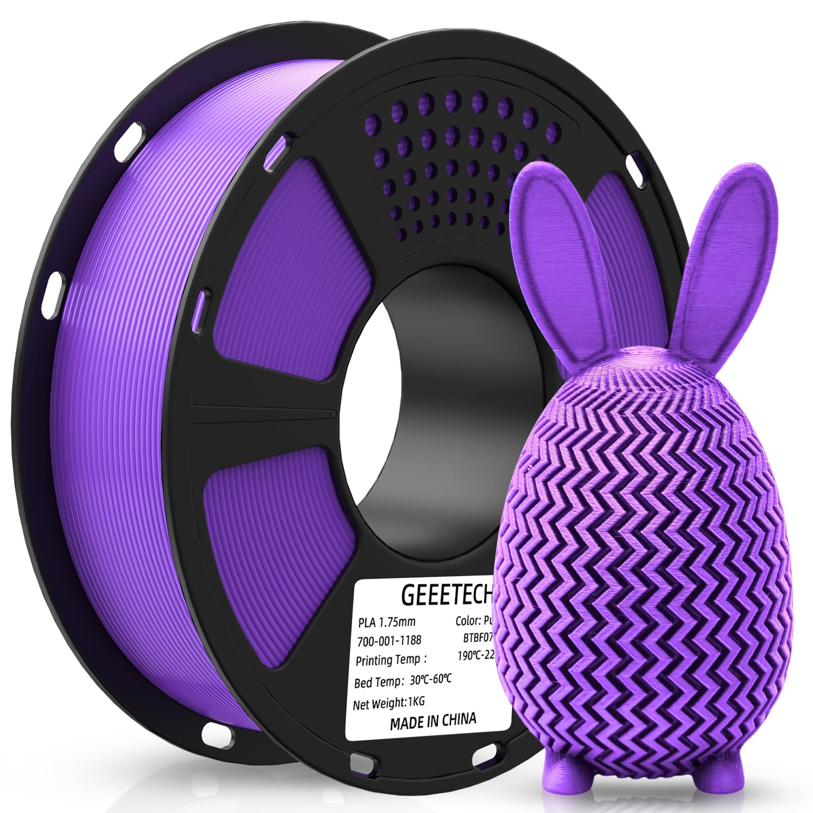 GEEETECH PLA Filaments 1,75mm Silk Magenta für 3d Drucker 1KG Spool