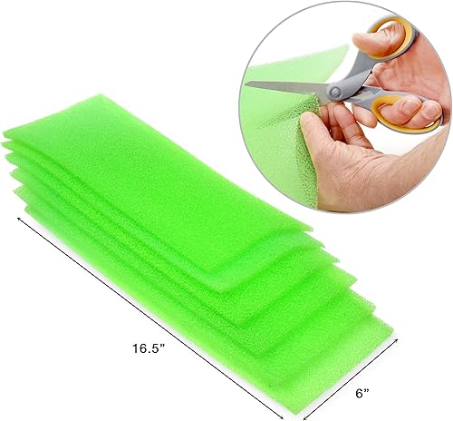 Miniatura 2 de Dualplex Revestimiento extensor de vida de frutas y verduras para cajones de refrigerador, 6 x 16.5 pulgadas (paquete de 6)  Extiende la vida útil