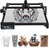 10W Laser Engraving Machine,Engraver Cutter with 0.05mm High Precision, Engraving Area 510 x 580mm,Laser Engraver,for Wood Stainless Steel Leather Boardcard