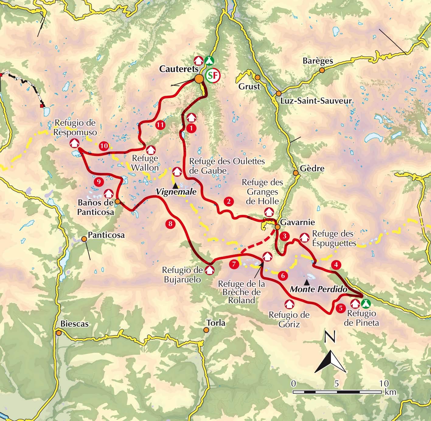 Shorter Treks in the Pyrenees: 7 great one and two week circular treks (Cicerone Trekking Guides) [Idioma Inglés]