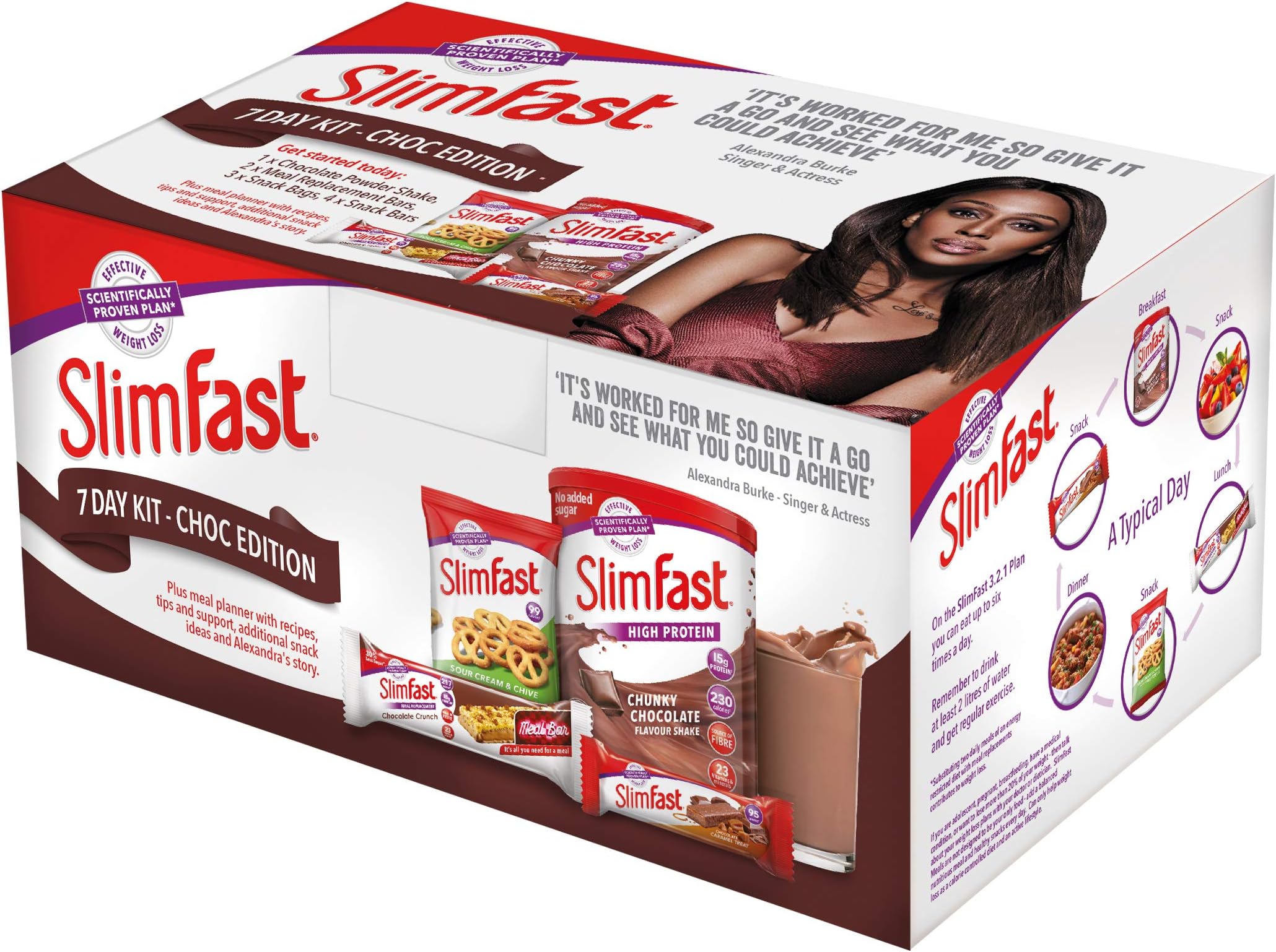 SlimFast 7 Day Kit Chocolate Edition Starter Pack